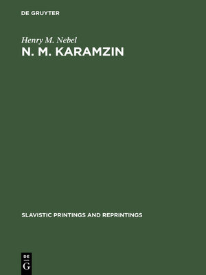 cover image of N. M. Karamzin